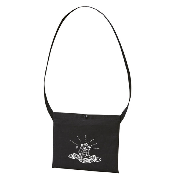 【直営店限定】ユルくてもええやん犬サコッシュ　ブラック