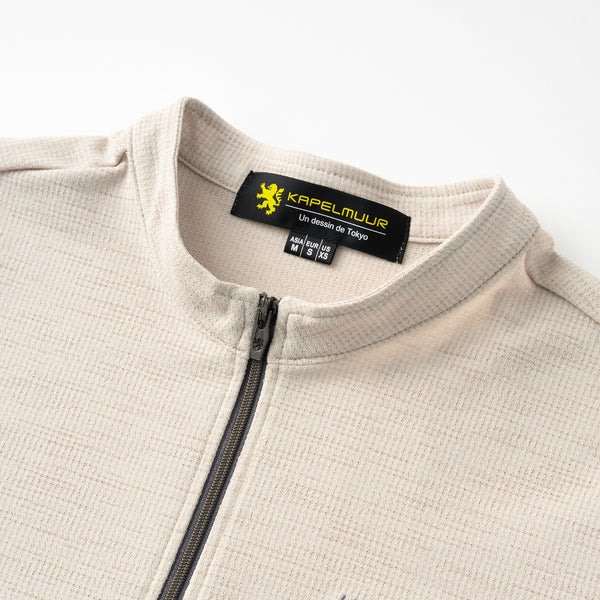 半袖リネン風コンビジャージ