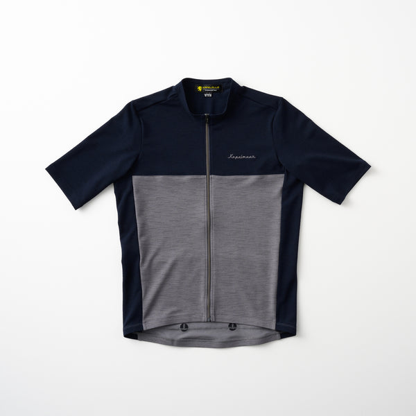 半袖リネン風コンビジャージ