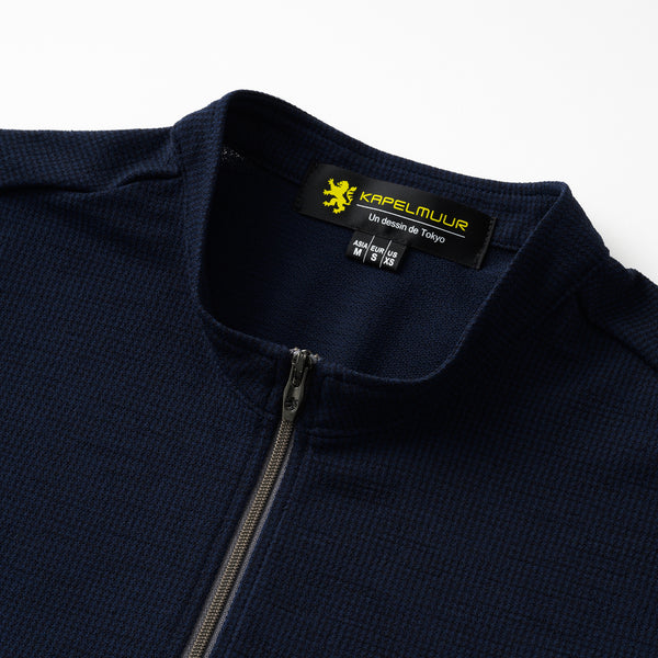 半袖リネン風コンビジャージ