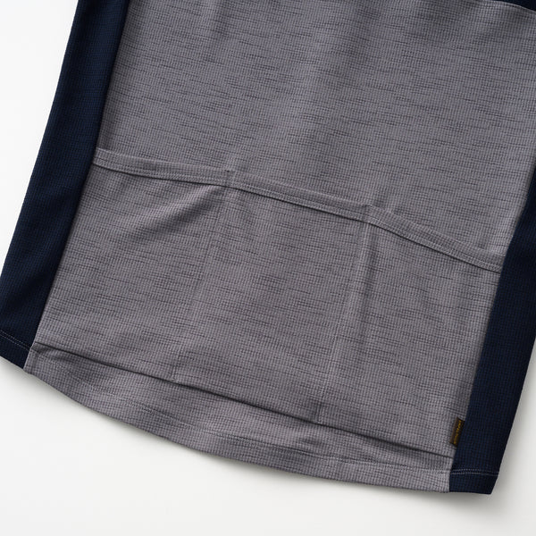 半袖リネン風コンビジャージ