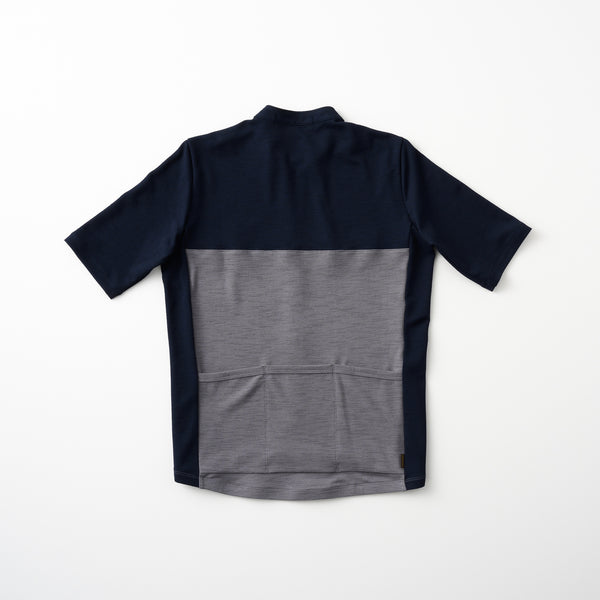 半袖リネン風コンビジャージ