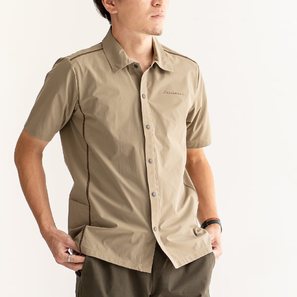 stretch water repellent work shirt