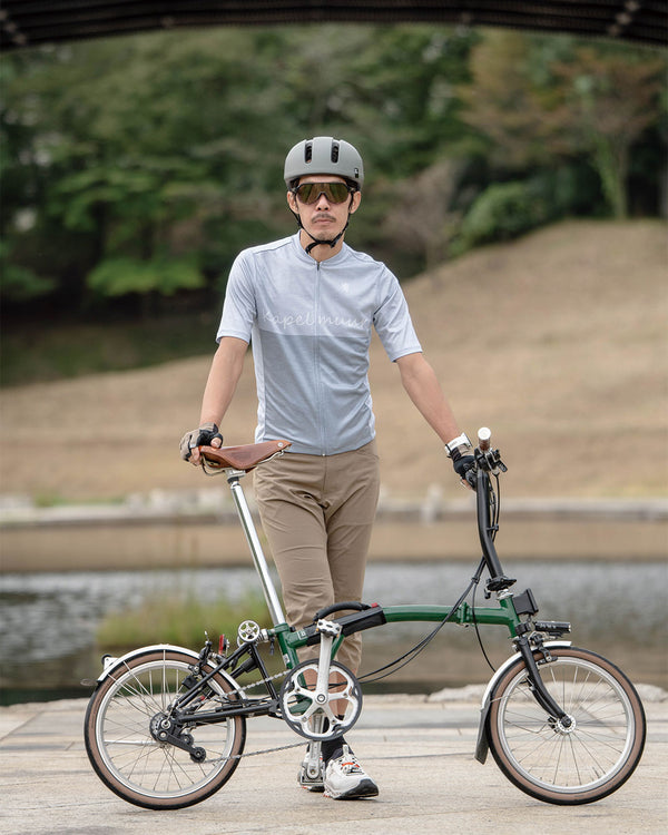 プリント半袖ジャージ　カーシブ