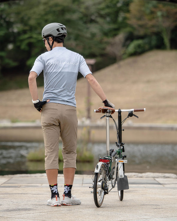 プリント半袖ジャージ　カーシブ