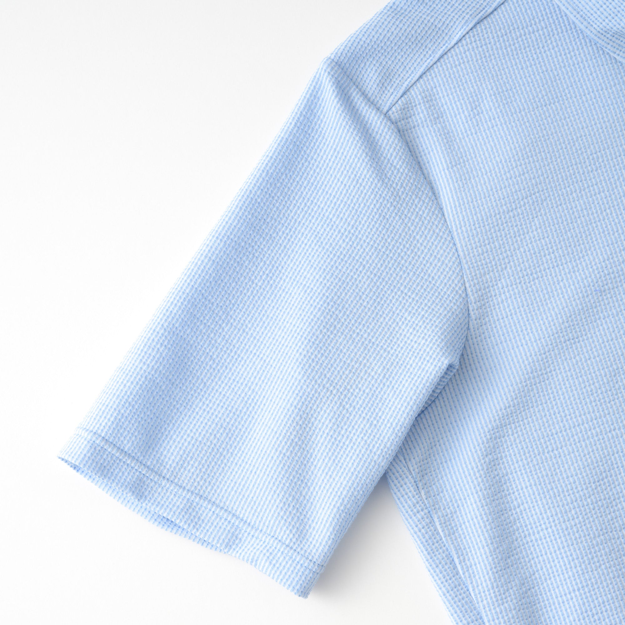 【直営店限定】半袖シャツジャージ　シアサッカー