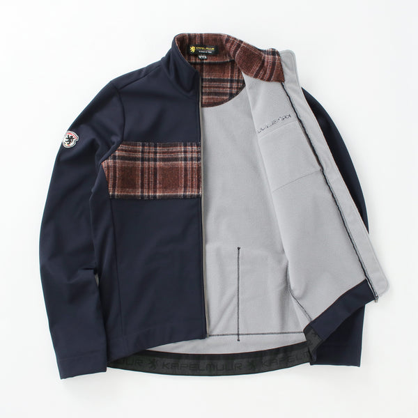 防風切替ジャケット　リバーチェック