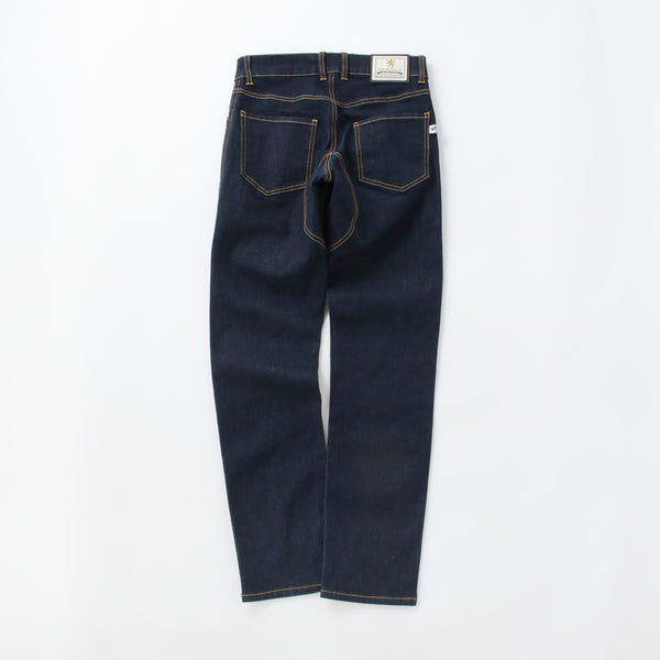 stretch denim long pants