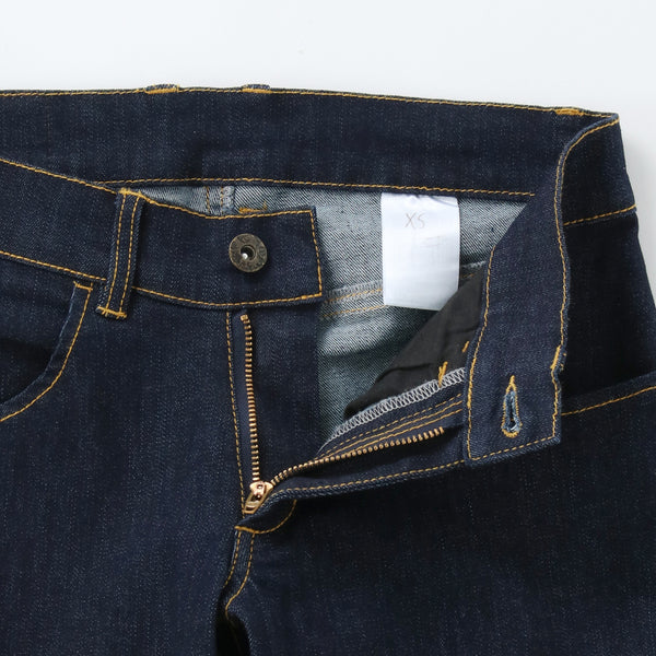 stretch denim long pants