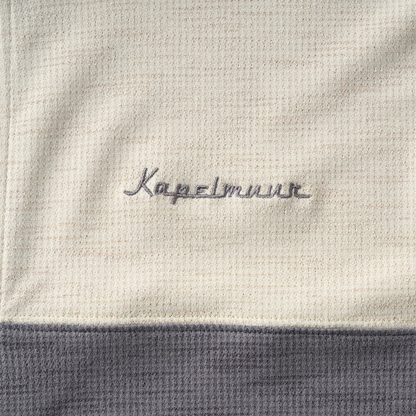 長袖リネン風コンビジャージ