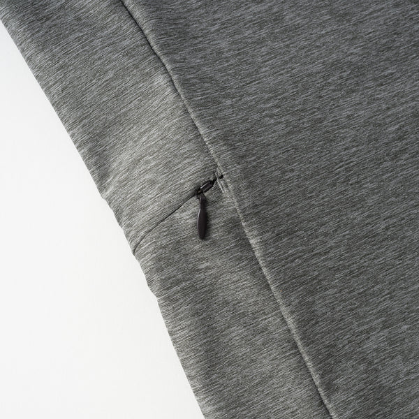 5-pocket heather grey jersey