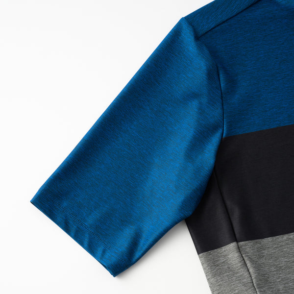 5-pocket heather grey jersey