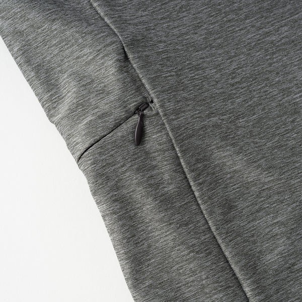 5-pocket heather grey jersey