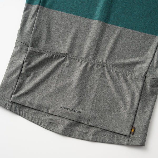 5-pocket heather grey jersey