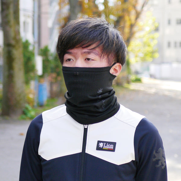 シームレスマスク　コンフォート　ブラック（ネックウォーマー）