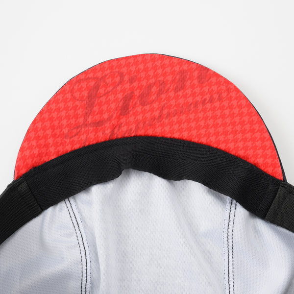 Cycle cap houndstooth gradation