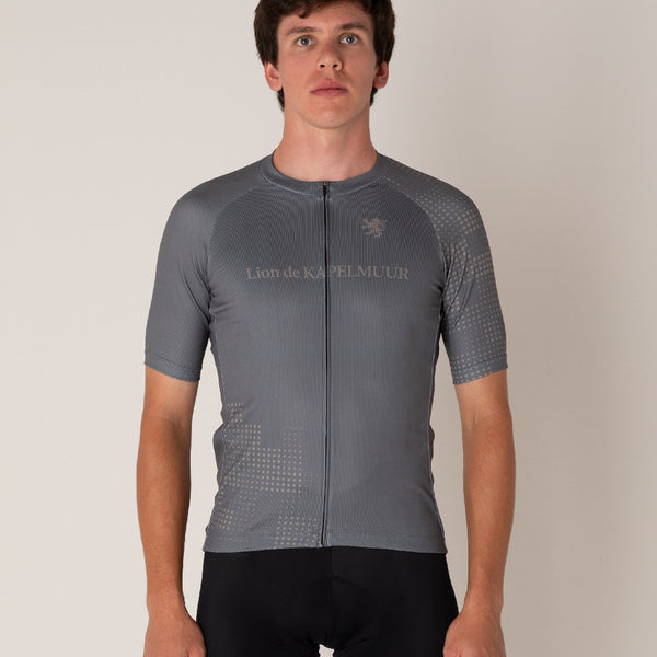 random dot print jersey