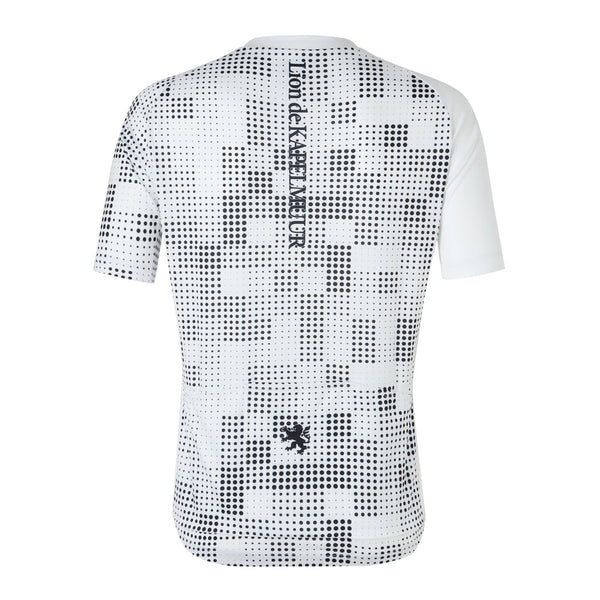 random dot print jersey
