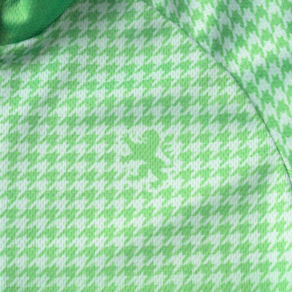 レディース　プリント半袖ジャージ　マイクロ千鳥