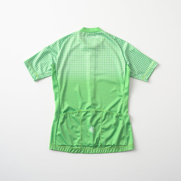 レディース　プリント半袖ジャージ　マイクロ千鳥