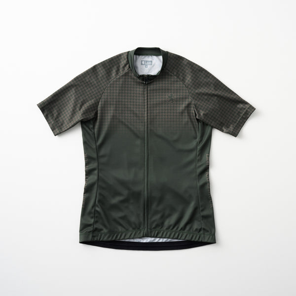 レディース　プリント半袖ジャージ　マイクロ千鳥