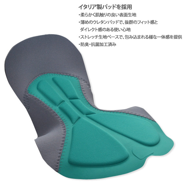 Light warm knicker black standard pad