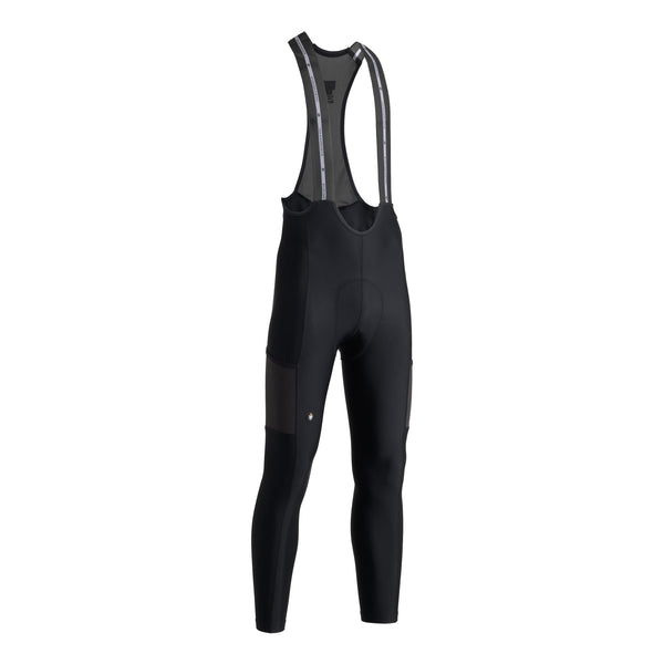 ビブタイツ　クロスオーバー　ゴールドパッド