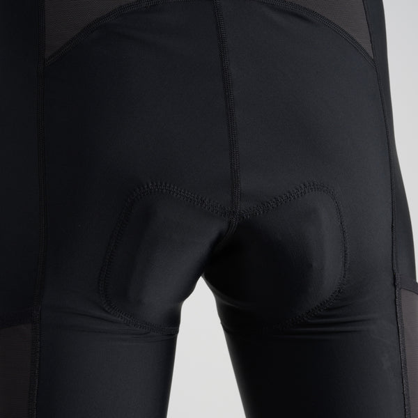 ビブタイツ　クロスオーバー　ゴールドパッド