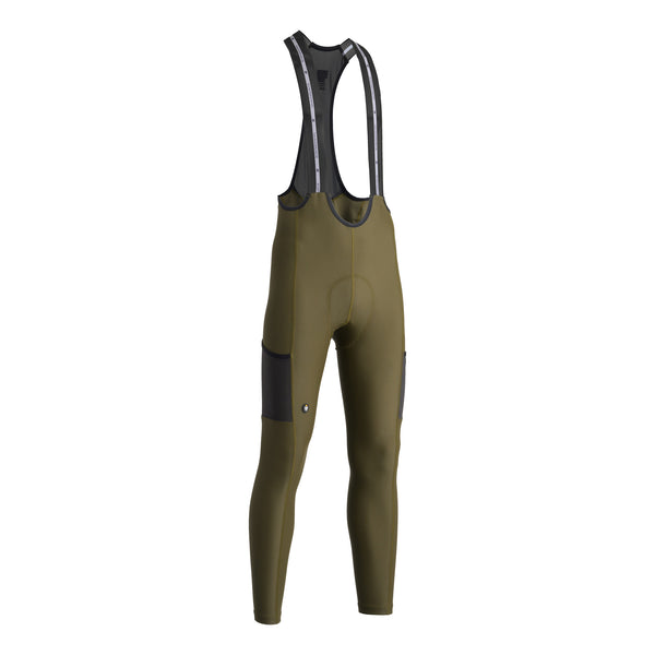 ビブタイツ　クロスオーバー　ゴールドパッド