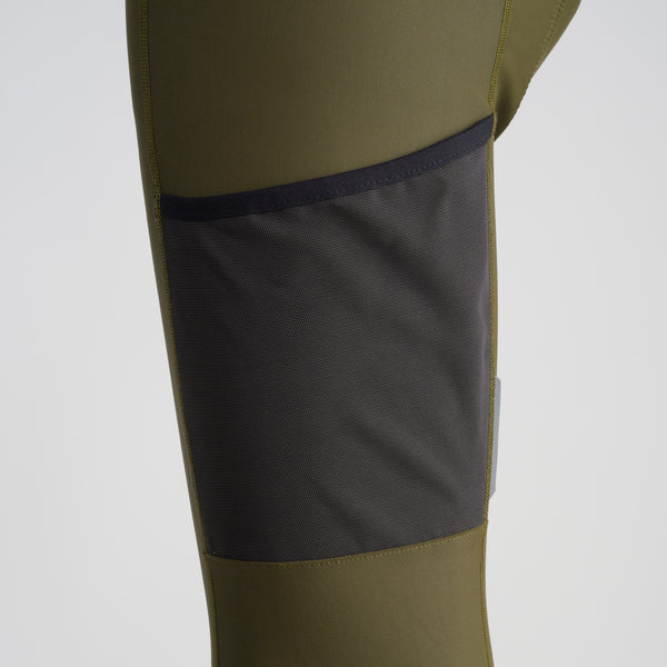 ビブタイツ　クロスオーバー　ゴールドパッド