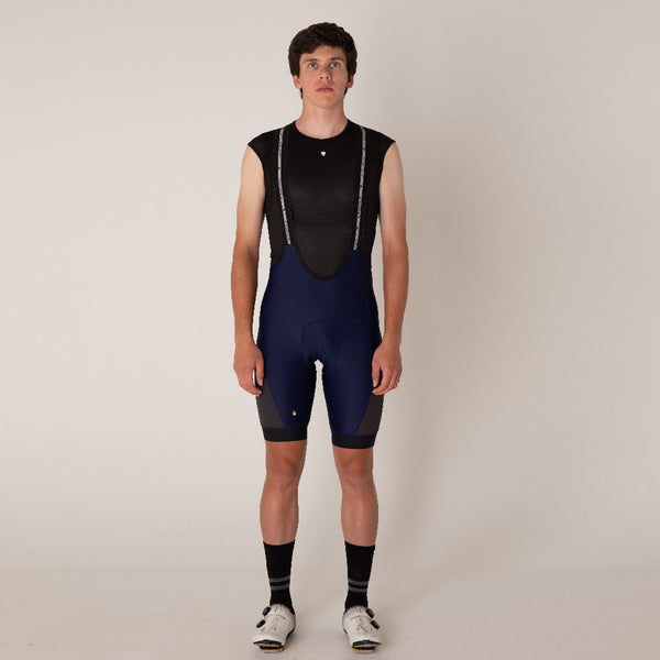 ビブショーツ　クロスオーバー2　ゴールドパッド